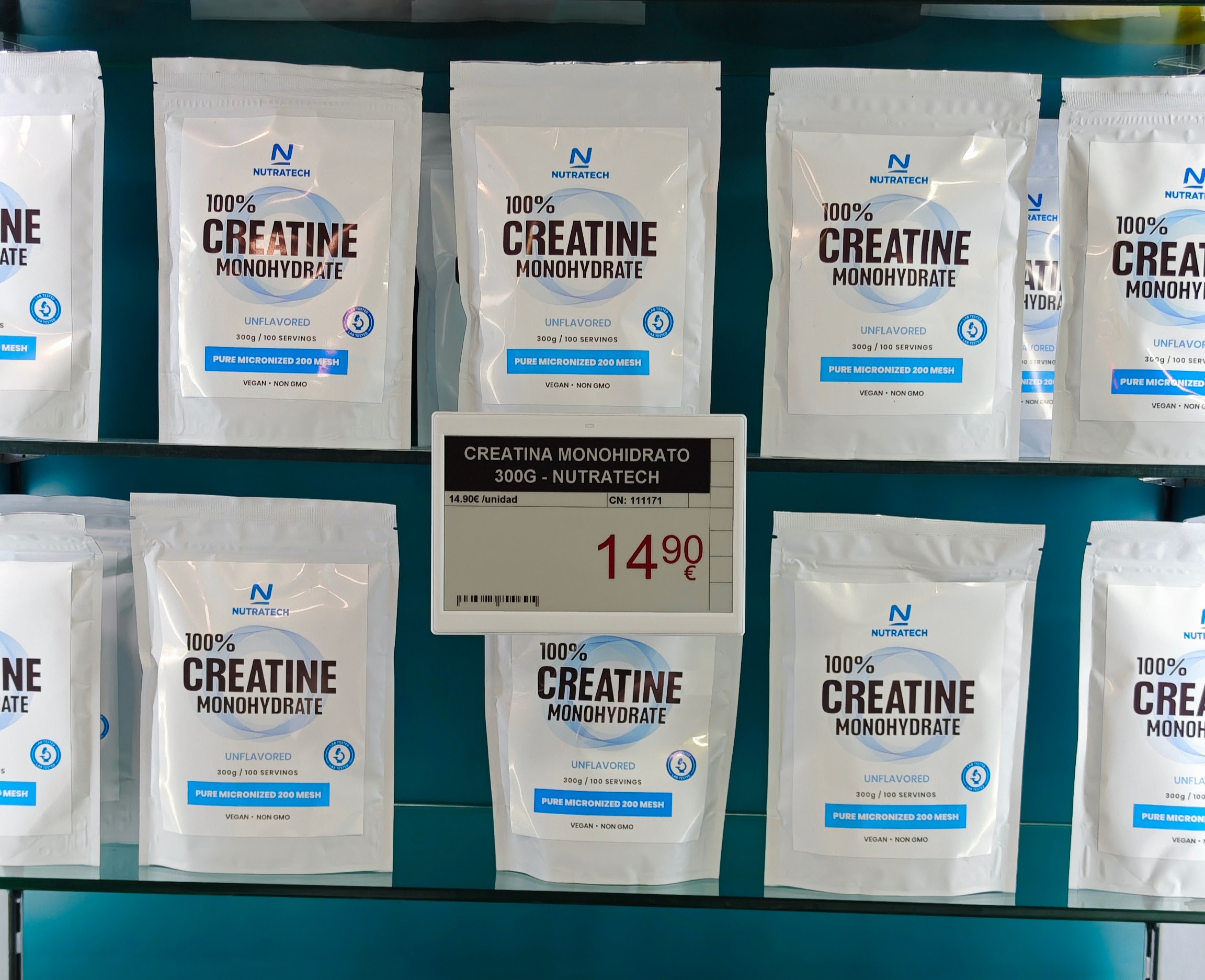 Creatina Monohidrato Nutratech 300g en Farmacia Alemán Murcia — 14,90€